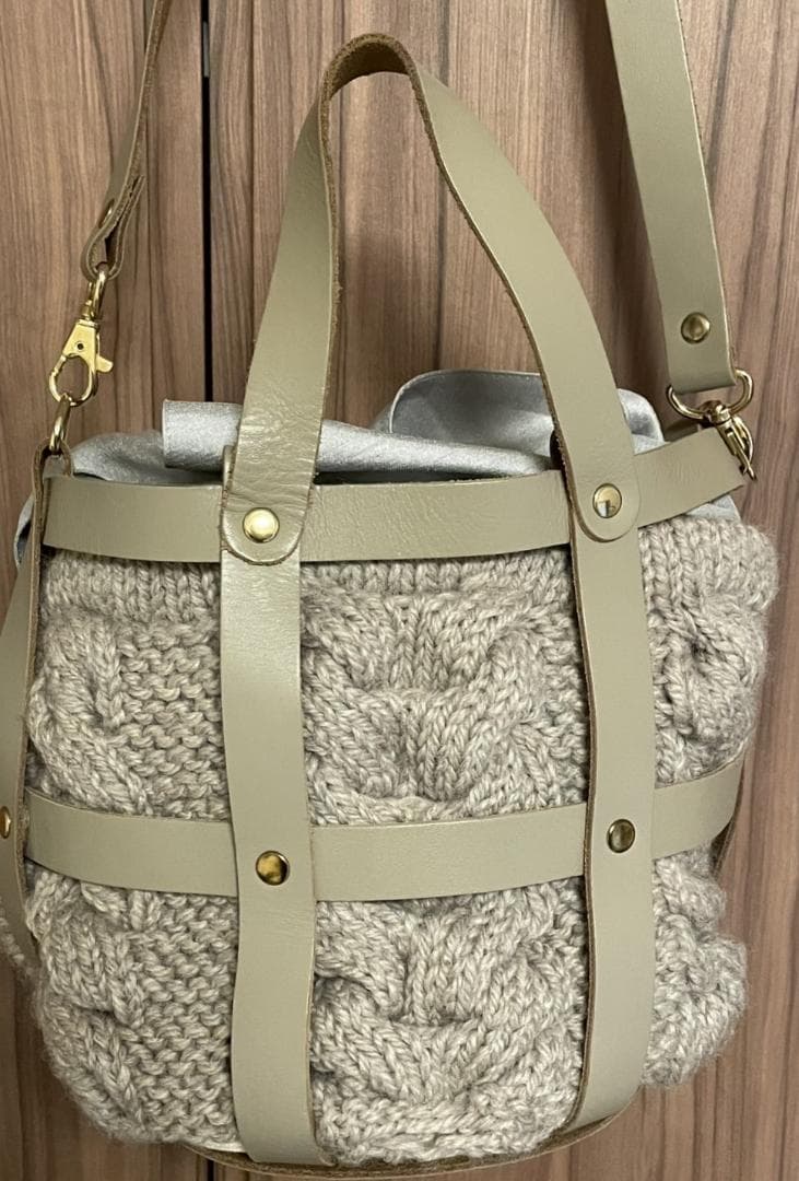 BEYOND THE REEF ハンドメイド 2WAYバッグ／ベージュ