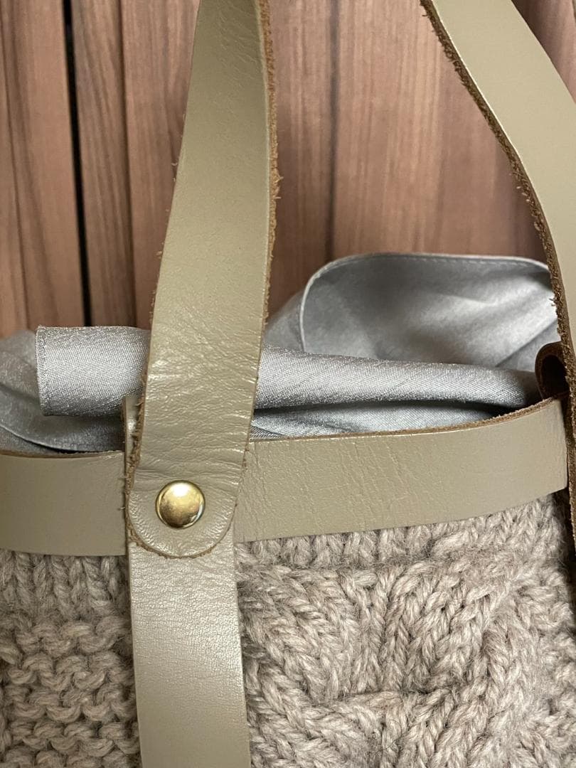 BEYOND THE REEF ハンドメイド 2WAYバッグ／ベージュ