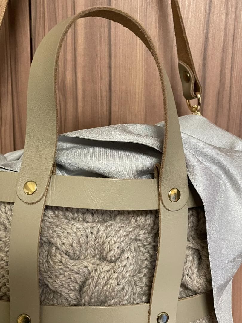 BEYOND THE REEF ハンドメイド 2WAYバッグ／ベージュ