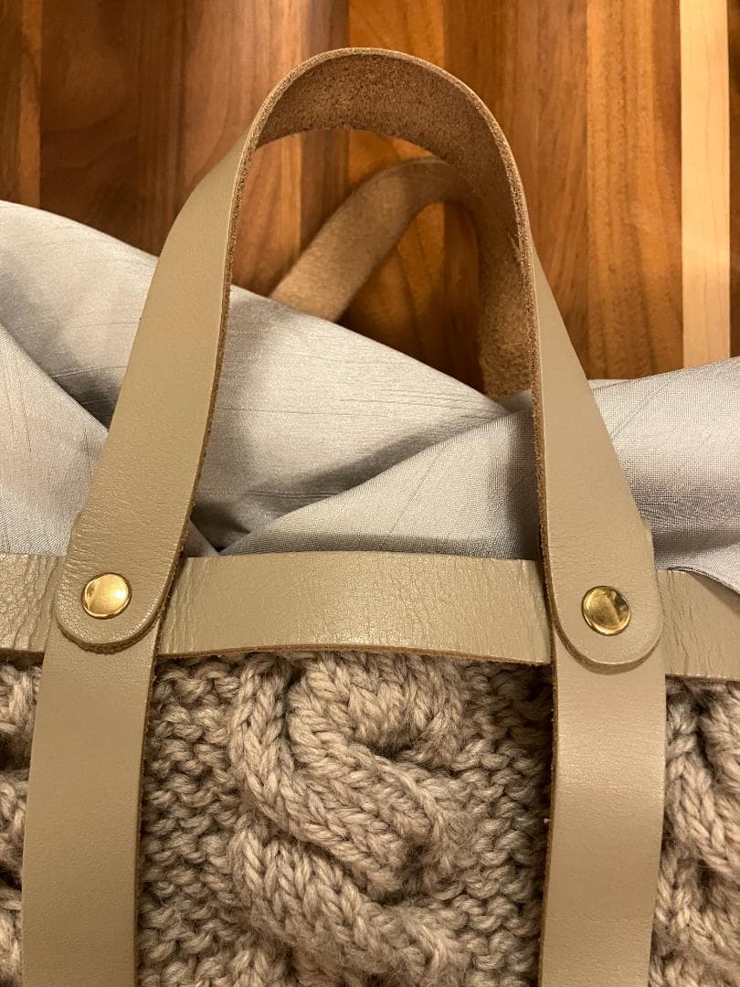 BEYOND THE REEF ハンドメイド 2WAYバッグ／ベージュ