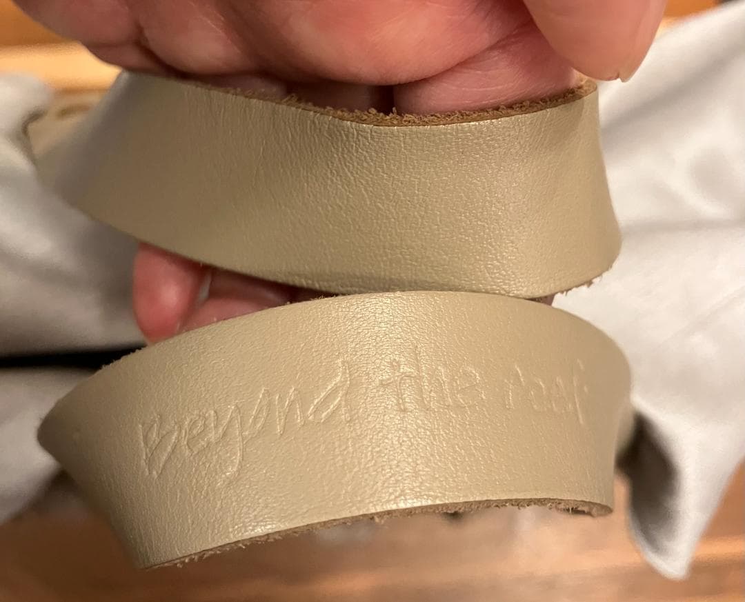 BEYOND THE REEF ハンドメイド 2WAYバッグ／ベージュ