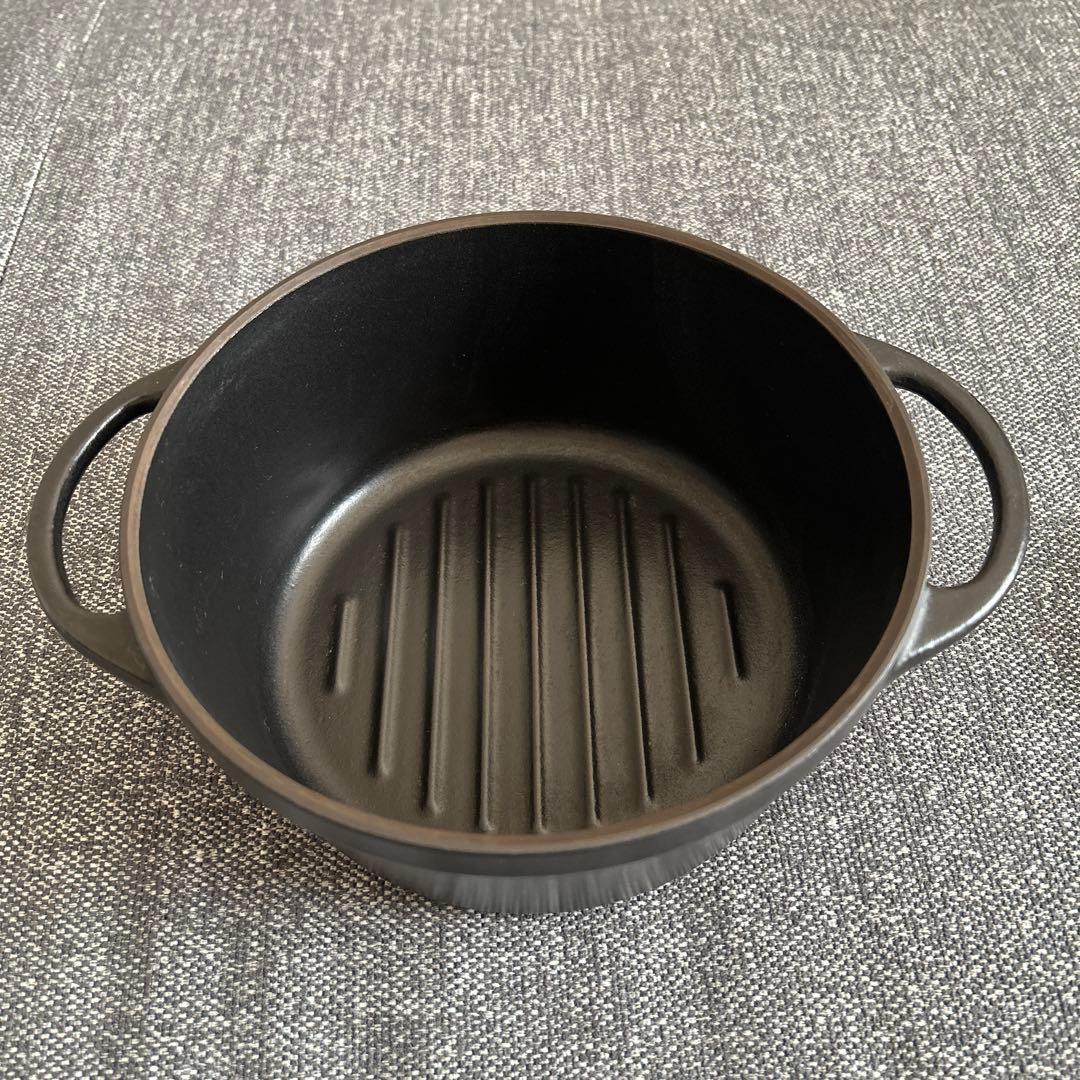 18cm バーミキュラ オーブンポットラウンド ブラック