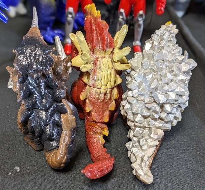 電光超人グリッドマン＆登場怪獣（タカラ）ソフビフィギュア13体セット