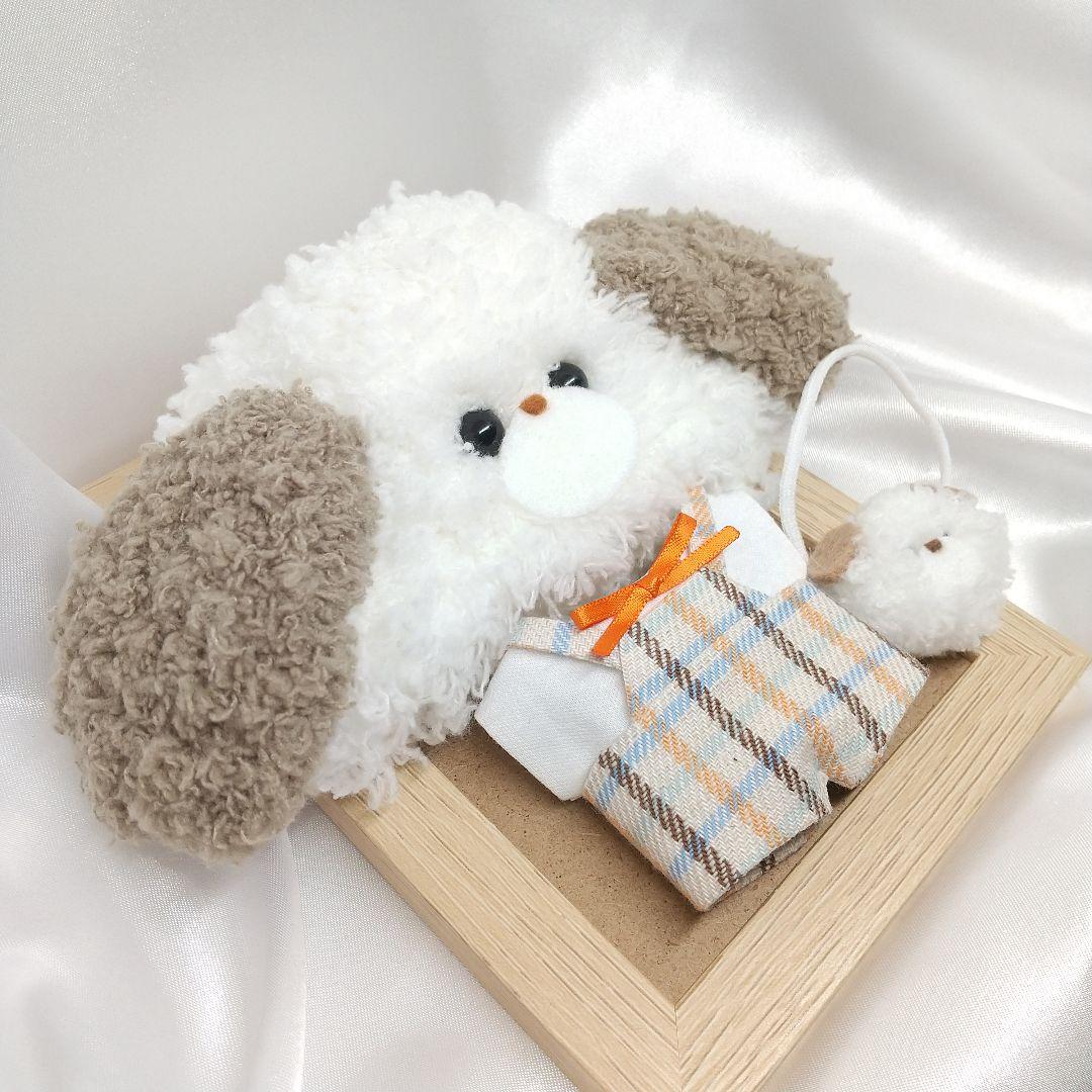 A166【しう様】ちびぐるみサイズ ぬい服 オーダー あにまる帽子セット