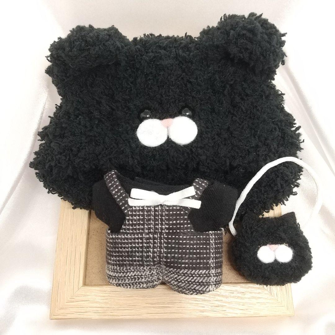 A166【しう様】ちびぐるみサイズ ぬい服 オーダー あにまる帽子セット