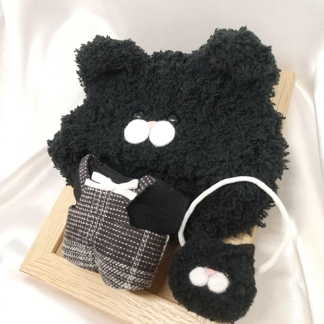 A166【しう様】ちびぐるみサイズ ぬい服 オーダー あにまる帽子セット