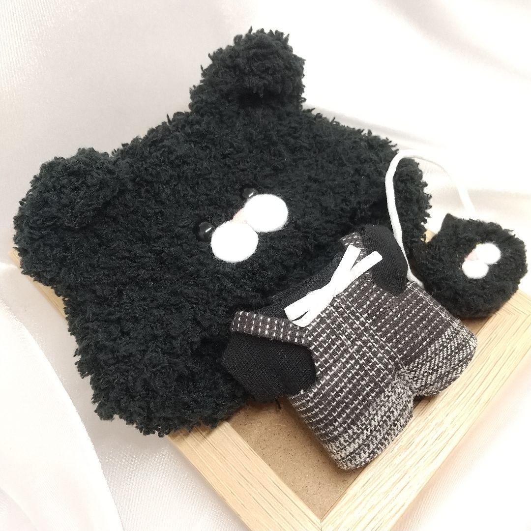 A166【しう様】ちびぐるみサイズ ぬい服 オーダー あにまる帽子セット