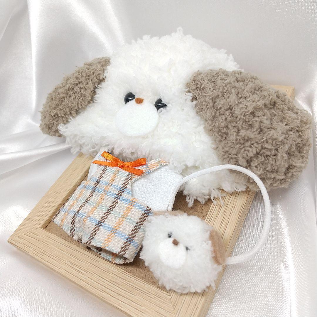 A166【しう様】ちびぐるみサイズ ぬい服 オーダー あにまる帽子セット