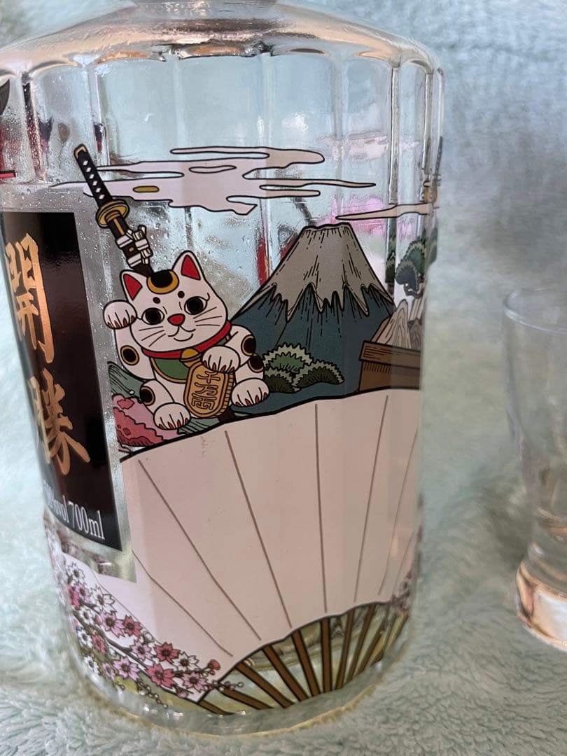 THE KAIKATSU 18年シングルモルトウイスキー 空のウイスキーボトル