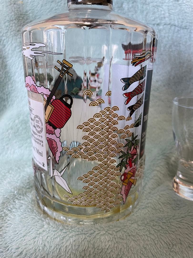 THE KAIKATSU 18年シングルモルトウイスキー 空のウイスキーボトル