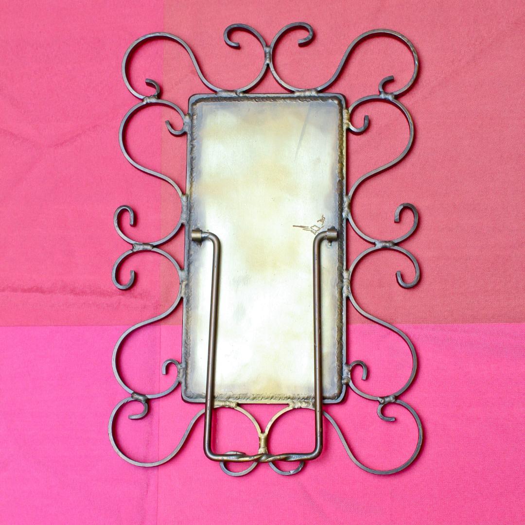 アイアンミラー　鉄職人ハンドメイド・オリジナル　36ｃｍ×24ｃｍ
