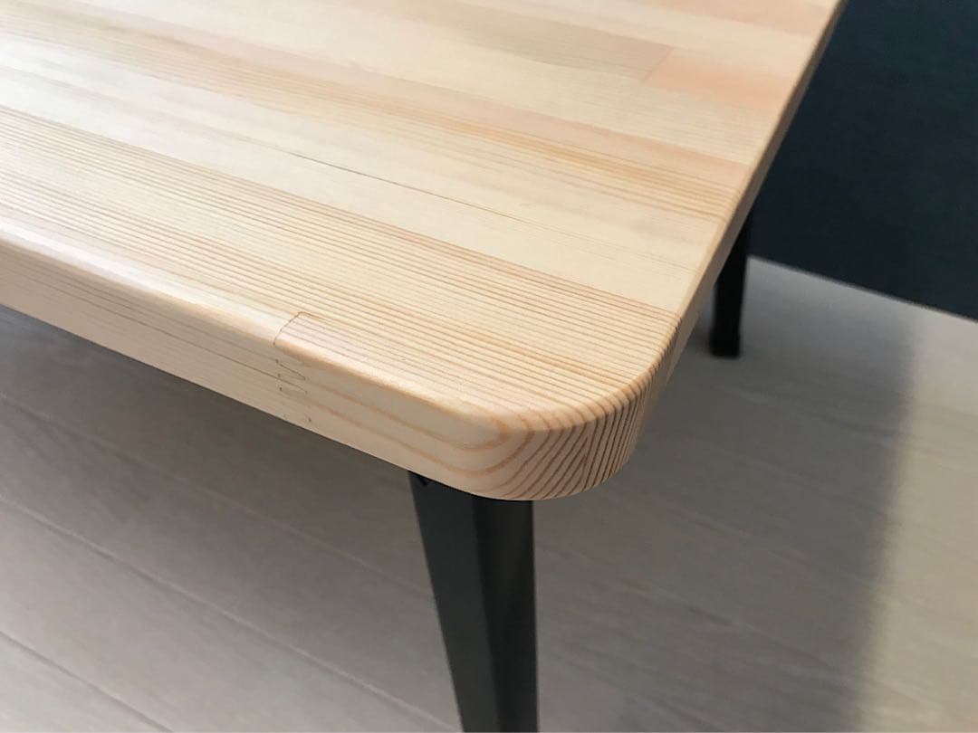 【naoさまオーダー】 ローテーブル 長方形 140cm 80cm 杉 折畳み