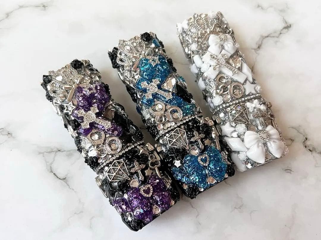 IQOSイルマワンケースIQOSデコ全面埋め尽くしギャル量産電子タバコデコケース