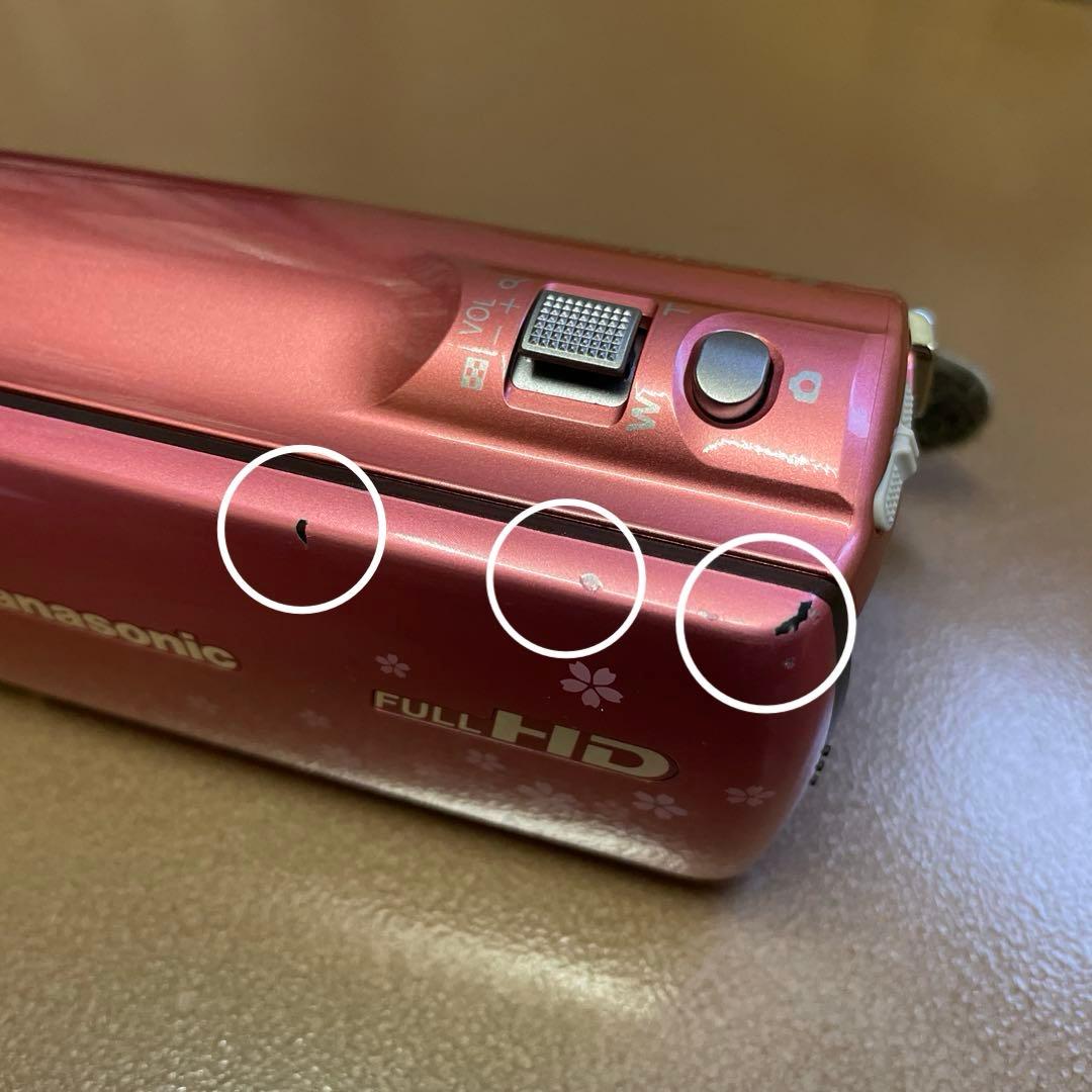 Panasonic デジタルハイビジョンビデオカメラー ピンク