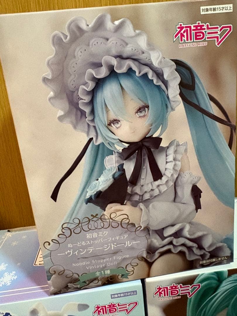 初音ミク ぬーどるストッパーフィギュア 雪ミク 白薔薇　ヴィンテージドール