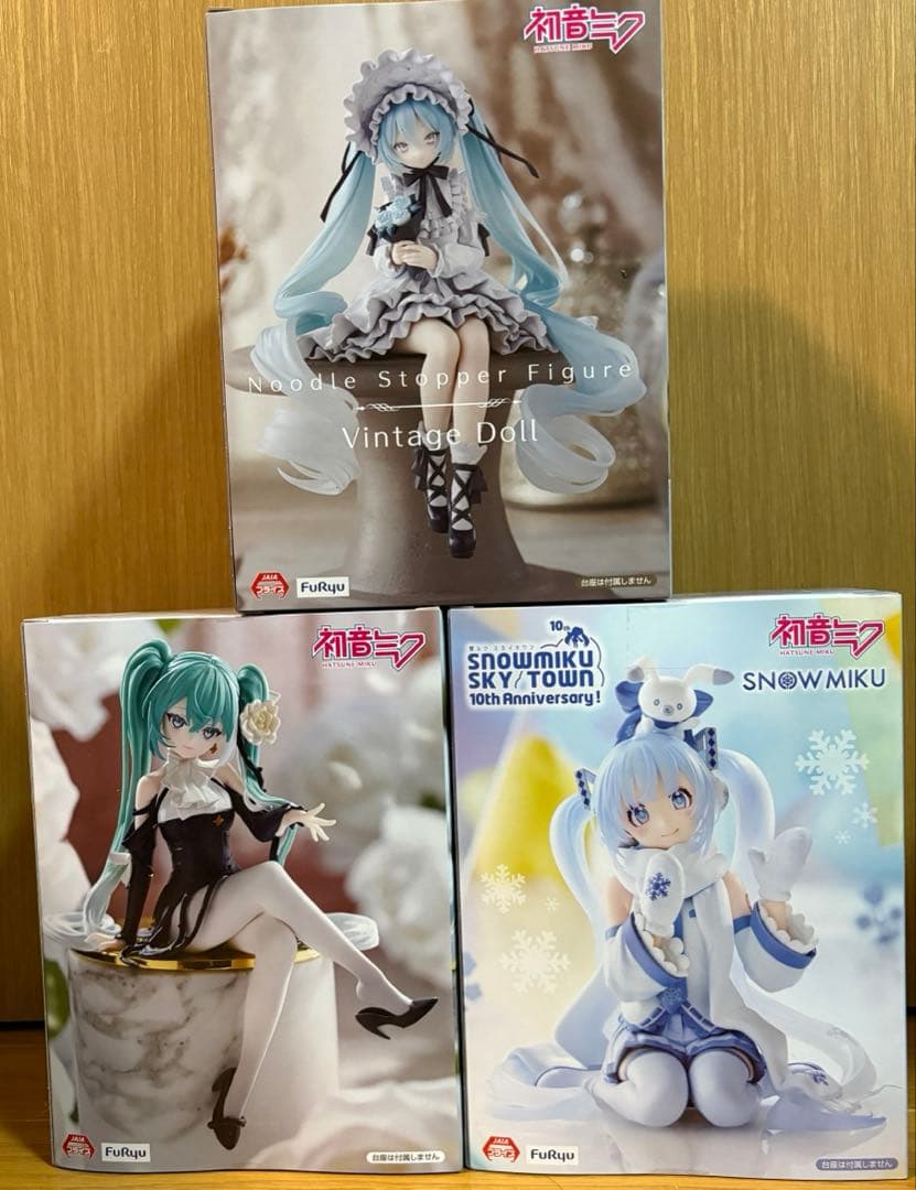 初音ミク ぬーどるストッパーフィギュア 雪ミク 白薔薇　ヴィンテージドール