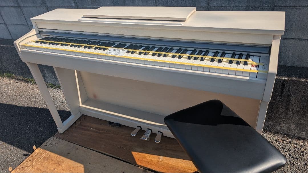 送料込み CN25A KAWAI 電子ピアノ 2016年製激激憧れ可愛いホワイト