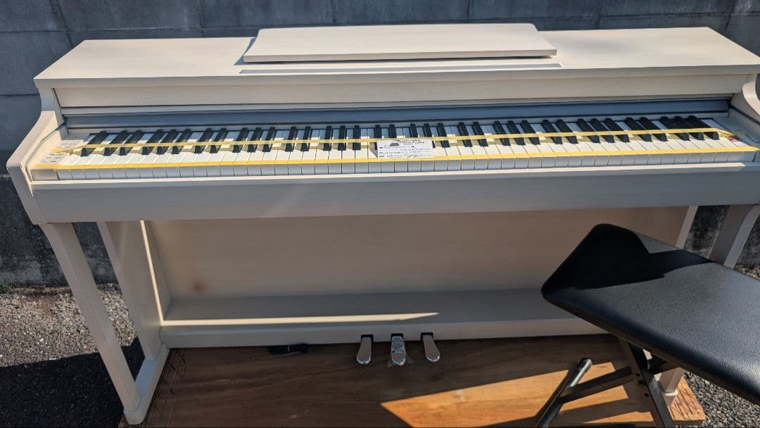 送料込み CN25A KAWAI 電子ピアノ 2016年製激激憧れ可愛いホワイト