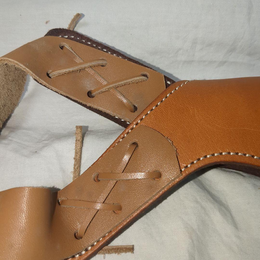 ダーティーハリータイプ　本革レザーショルダーホルスター　リボルバー用　日本製