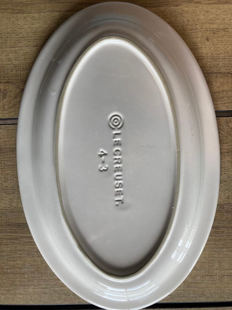 ルクルーゼ 30cm オーバルプレート　4枚セット