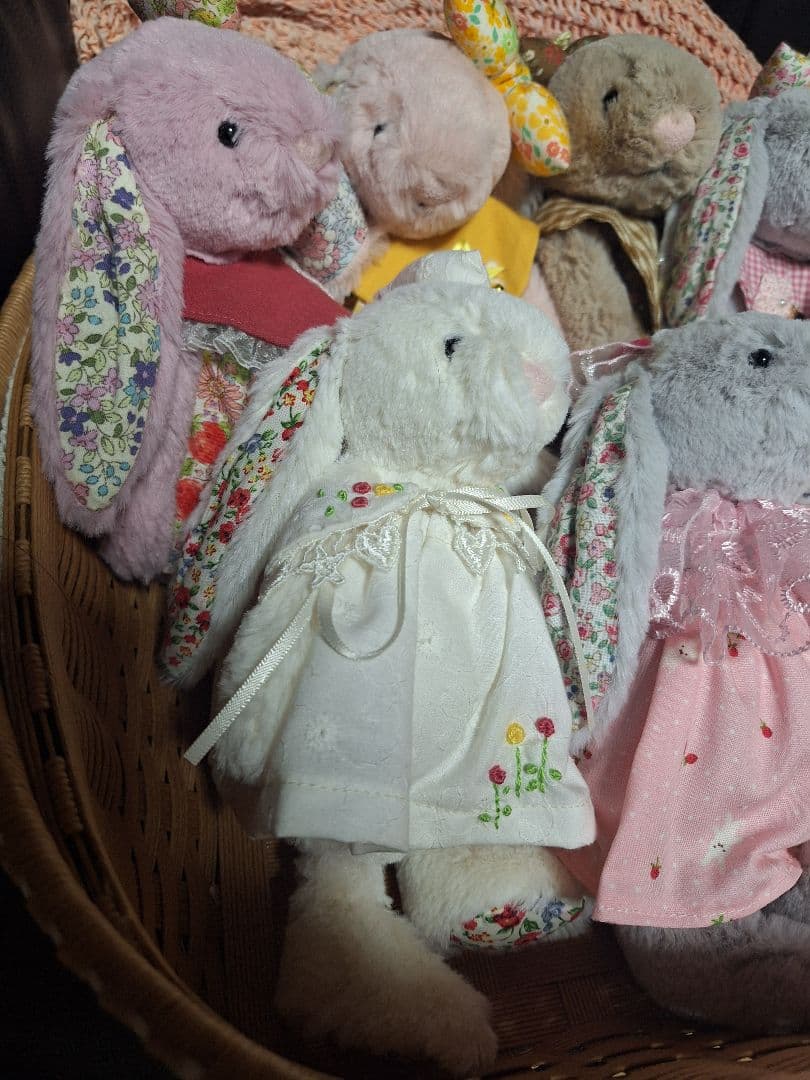  ジェリーキャットうさぎのぬいぐるみセット8体