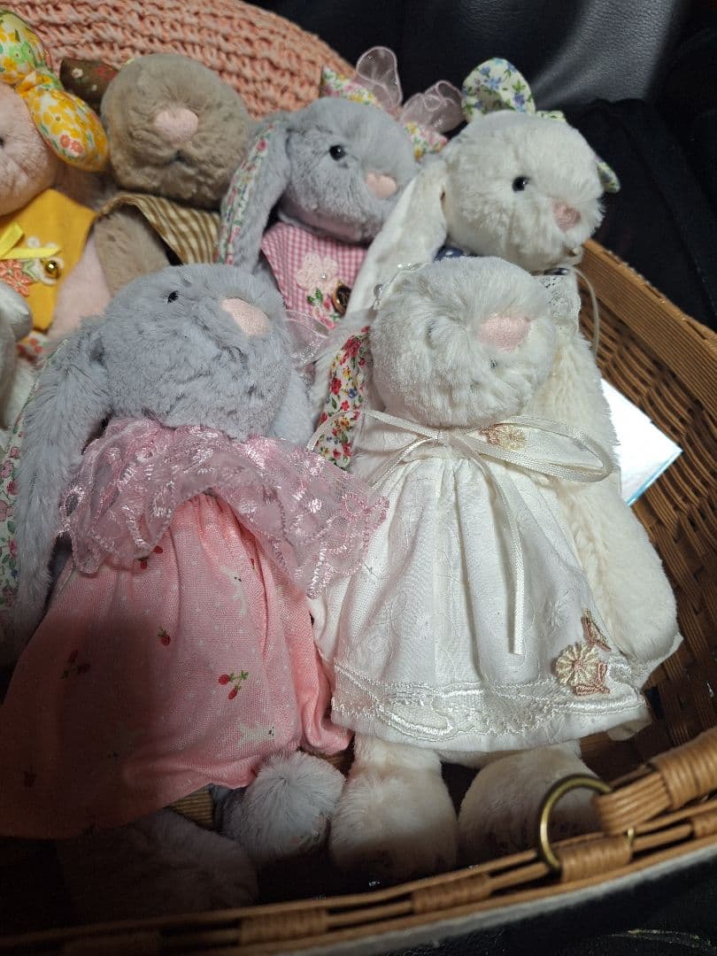  ジェリーキャットうさぎのぬいぐるみセット8体