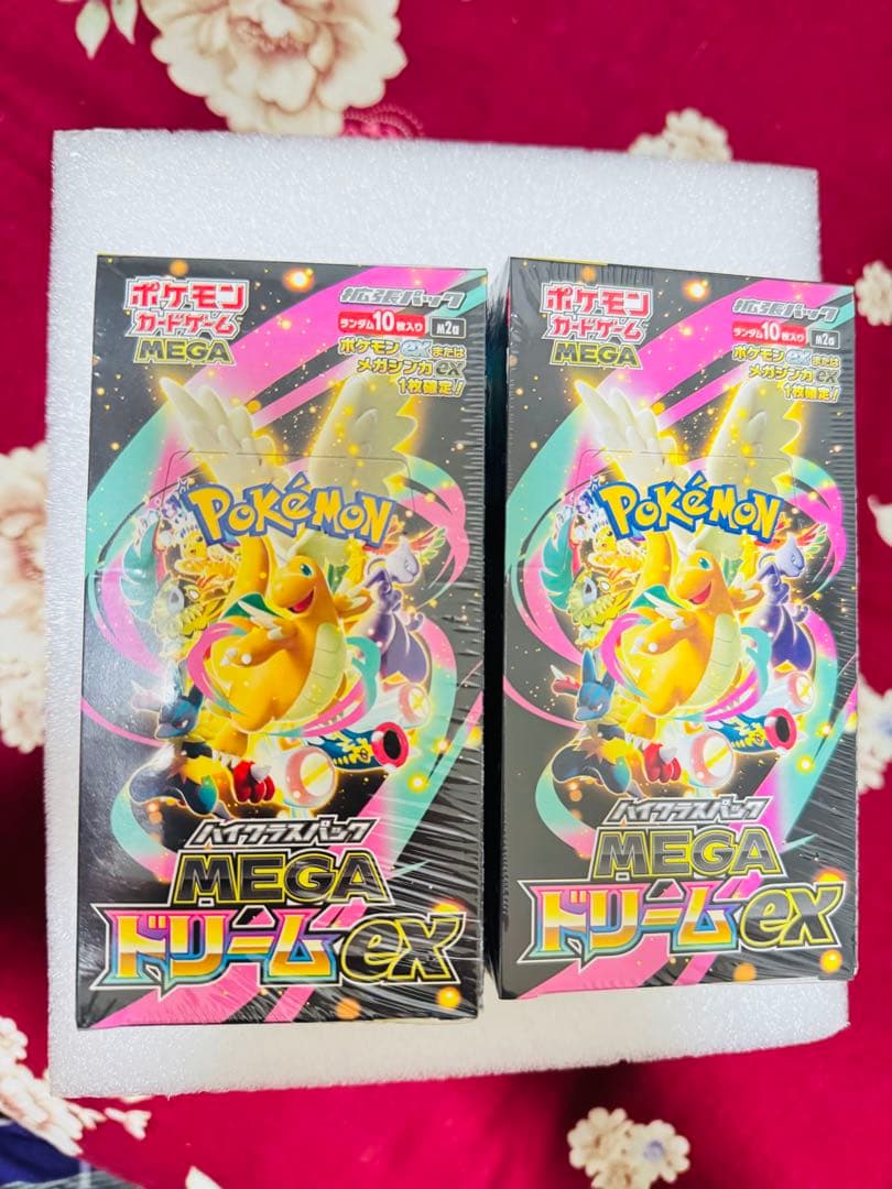ポケモンカードゲーム MEGA ドリームEX 2パック-3 Box