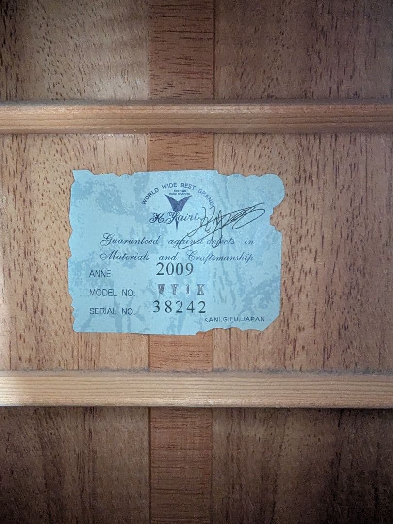 《値下げ》状態良好 k.yairi 2009 WY1K アコースティックギター