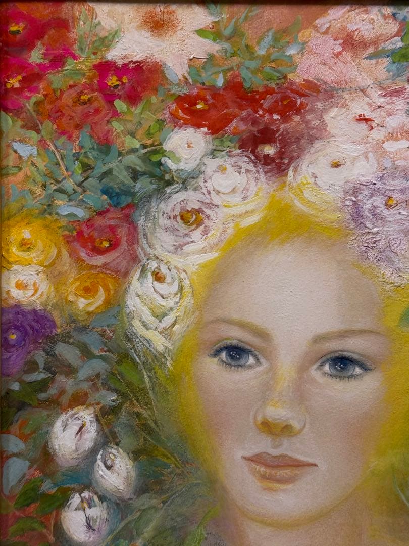 市川喜栄子　フロラ ローマ神話で春と花と豊穣の神 2005年 11月 創作