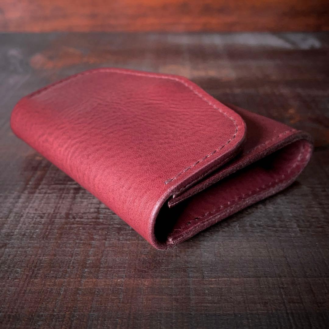 レザーカードウォレット（ワイン）