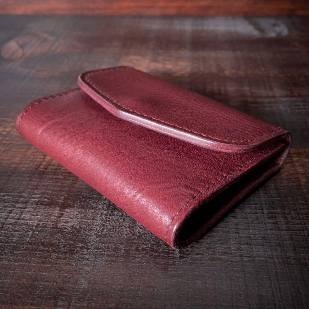 レザーカードウォレット（ワイン）