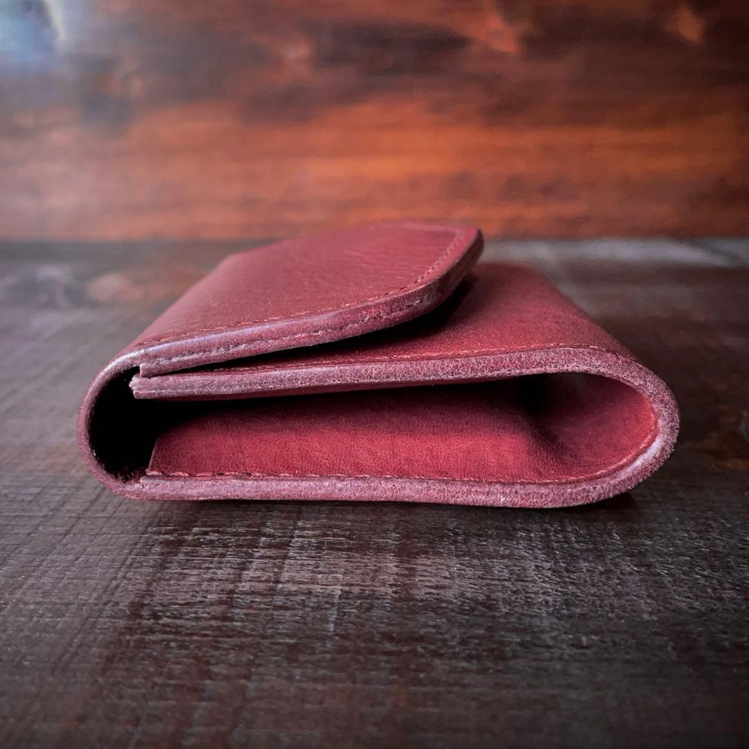 レザーカードウォレット（ワイン）