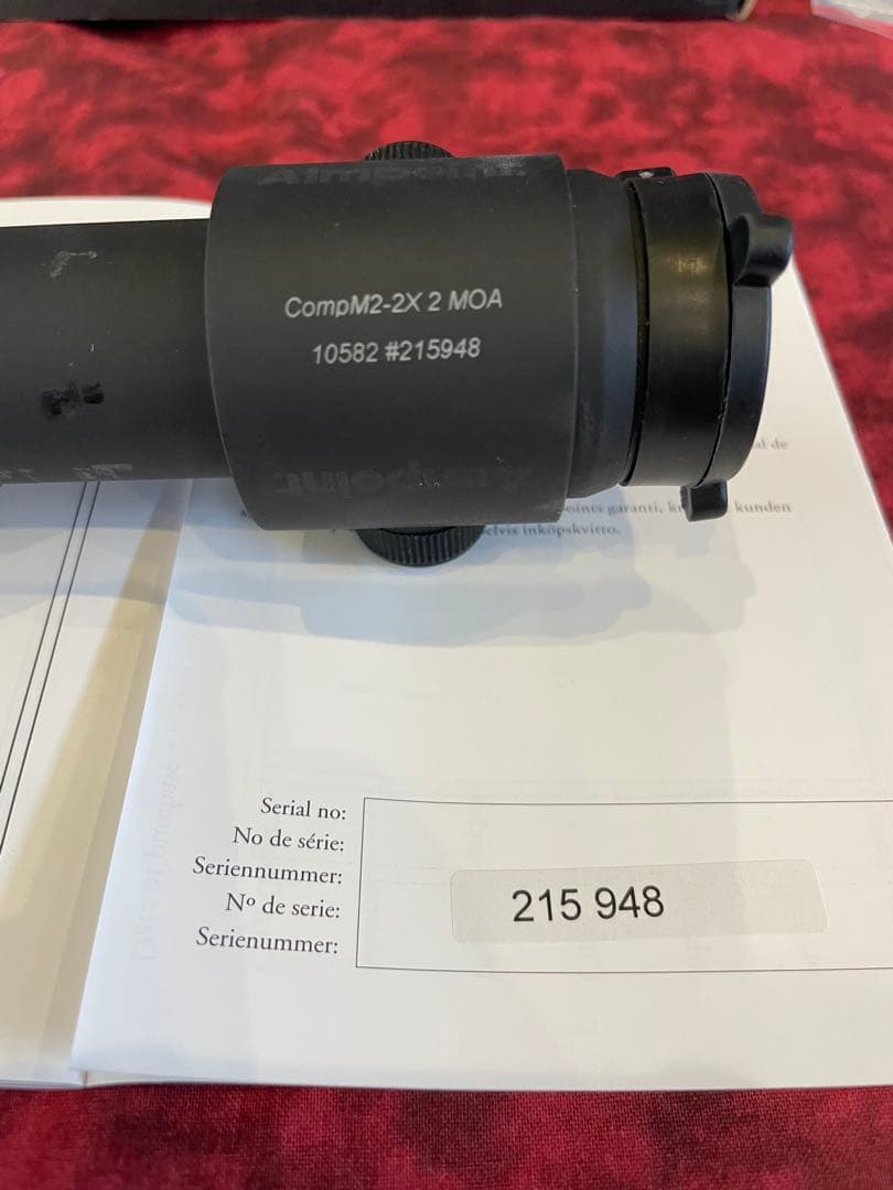 【希少】Aimpoint Comp M2-2X 2MOA エイムポイント