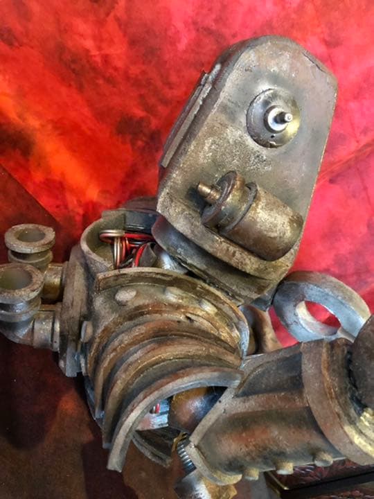 魔界異次元幻士妖獣ロボット全長約７０cm特殊美術造形創作塗装完成品★オリジナル