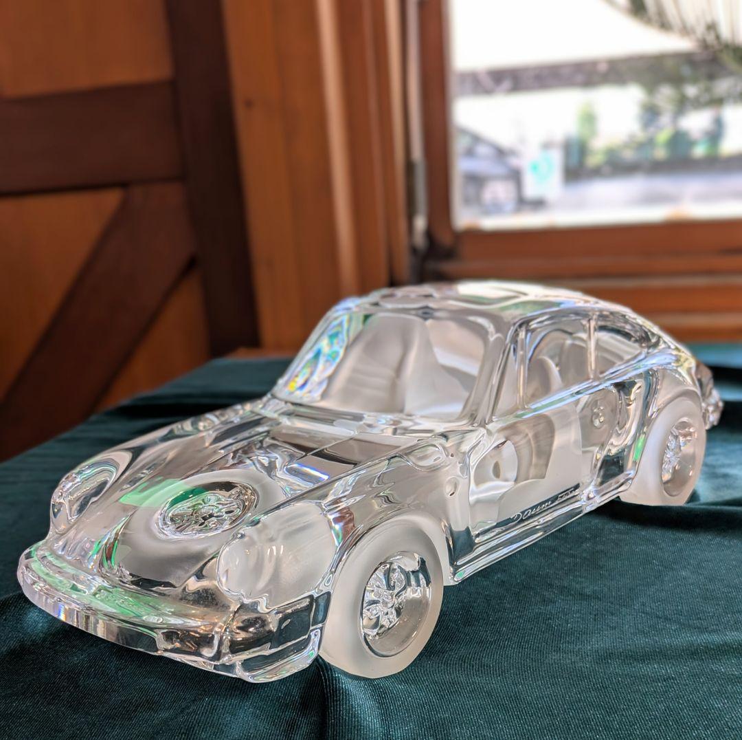 ❤️カッコいい！ポルシェ911 クリスタルガラス 置物 約32cm