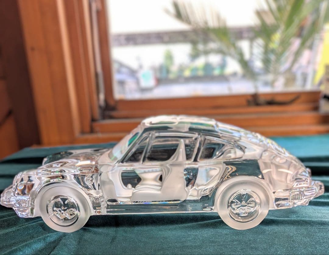 ❤️カッコいい！ポルシェ911 クリスタルガラス 置物 約32cm