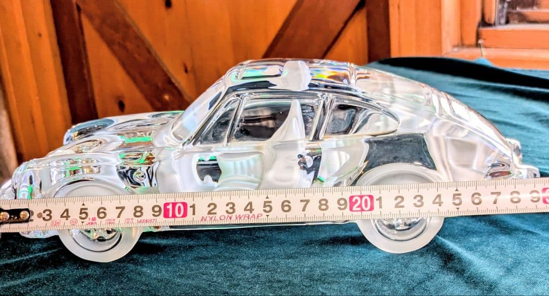 ❤️カッコいい！ポルシェ911 クリスタルガラス 置物 約32cm