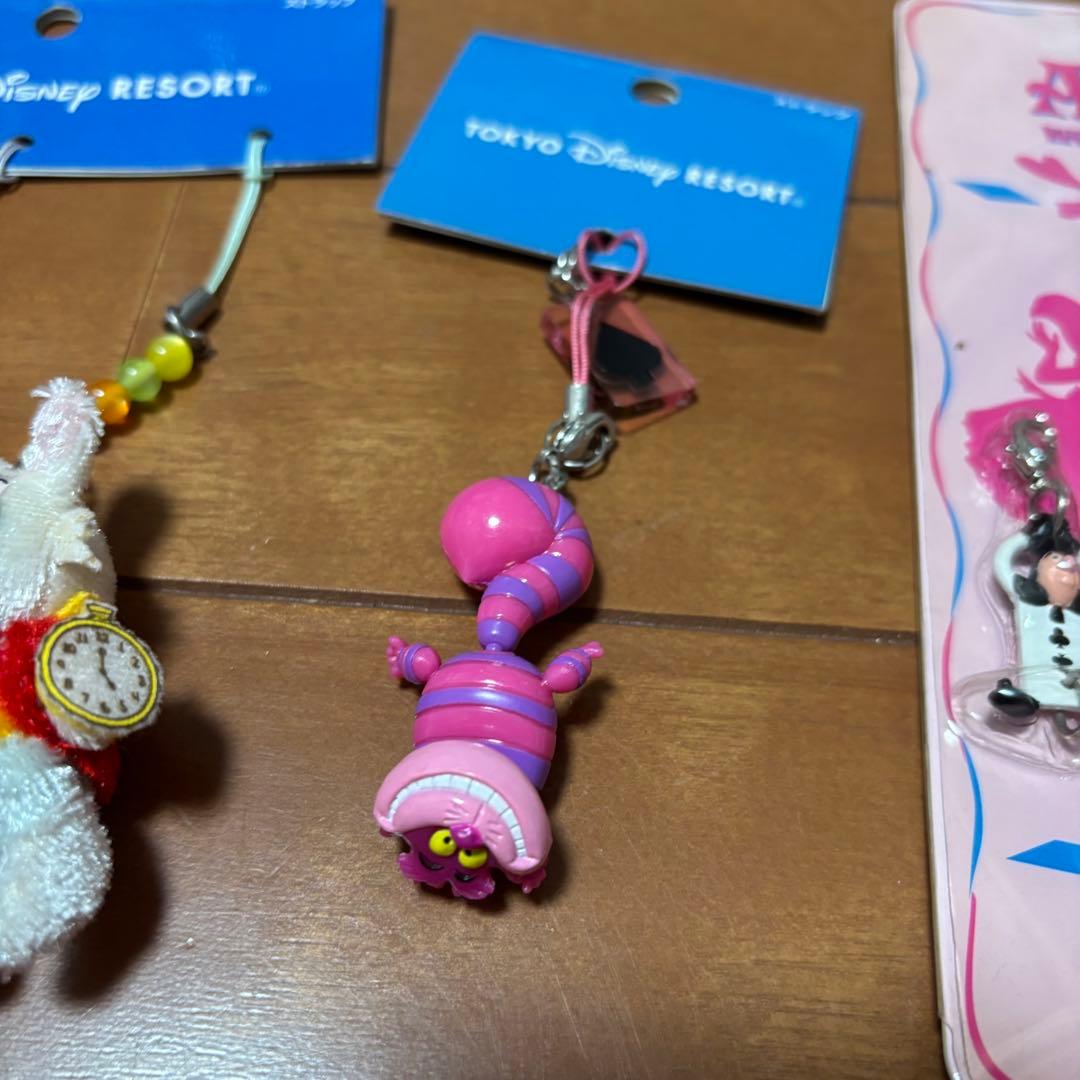 【新品未使用】ディズニー 不思議の国のアリス ストラップセット ❷