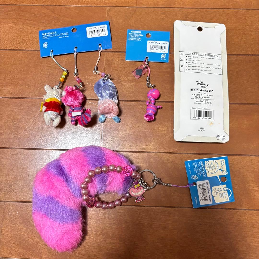 【新品未使用】ディズニー 不思議の国のアリス ストラップセット ❷