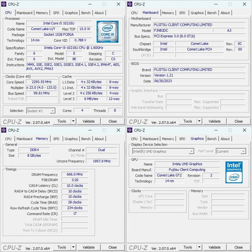 LIFEBOOK A5510/DX i5 第10世代 128GB Win11