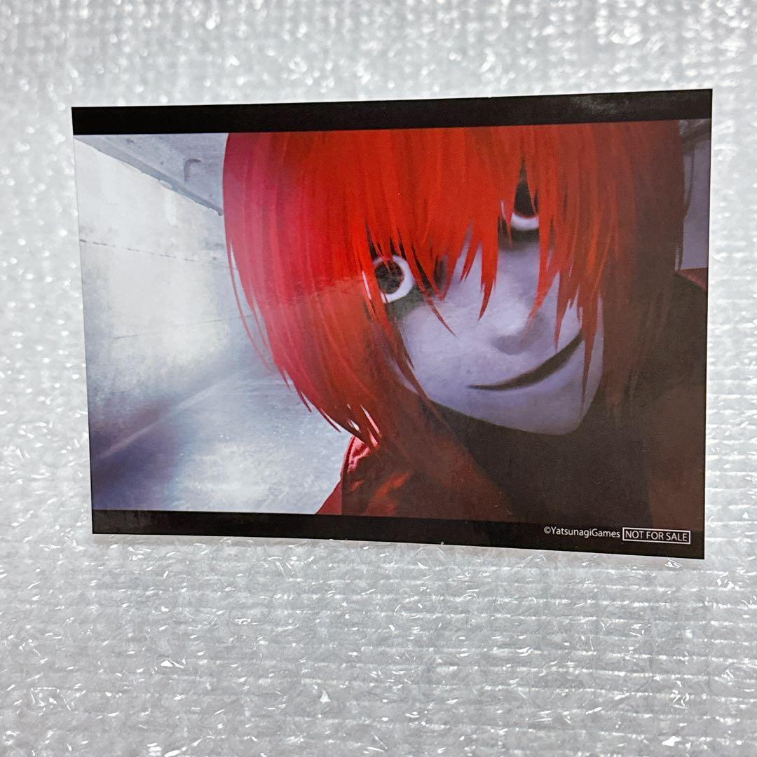 文字化化 ポップアップ 購入特典 Ｃ賞 ブロマイド 赤い傘の男