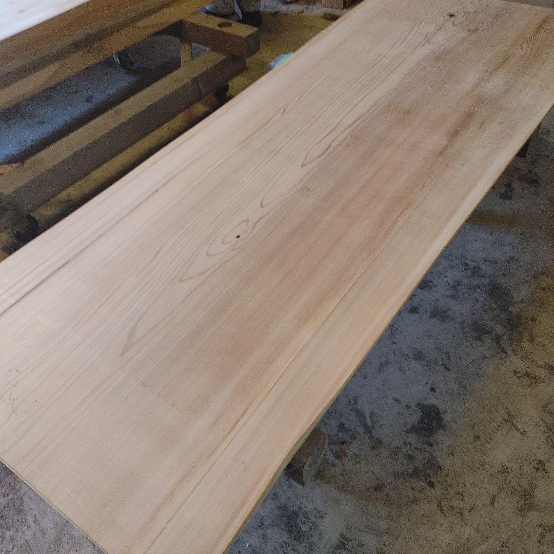 送料込み　一枚板　杉　スギ　無垢材　天板　テーブル　カウンター　DIY　番号41