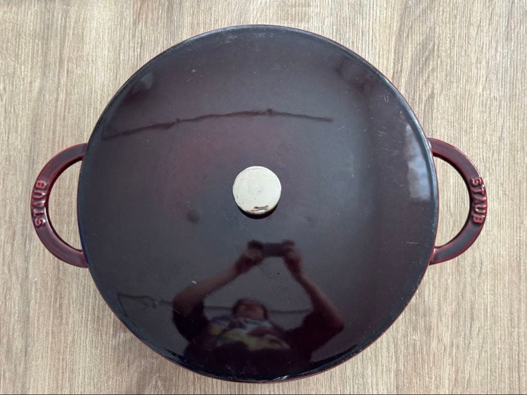 STAUB 両手鍋 28cm ・正寿堂　すき焼き鍋・九谷焼陶器　3点セット