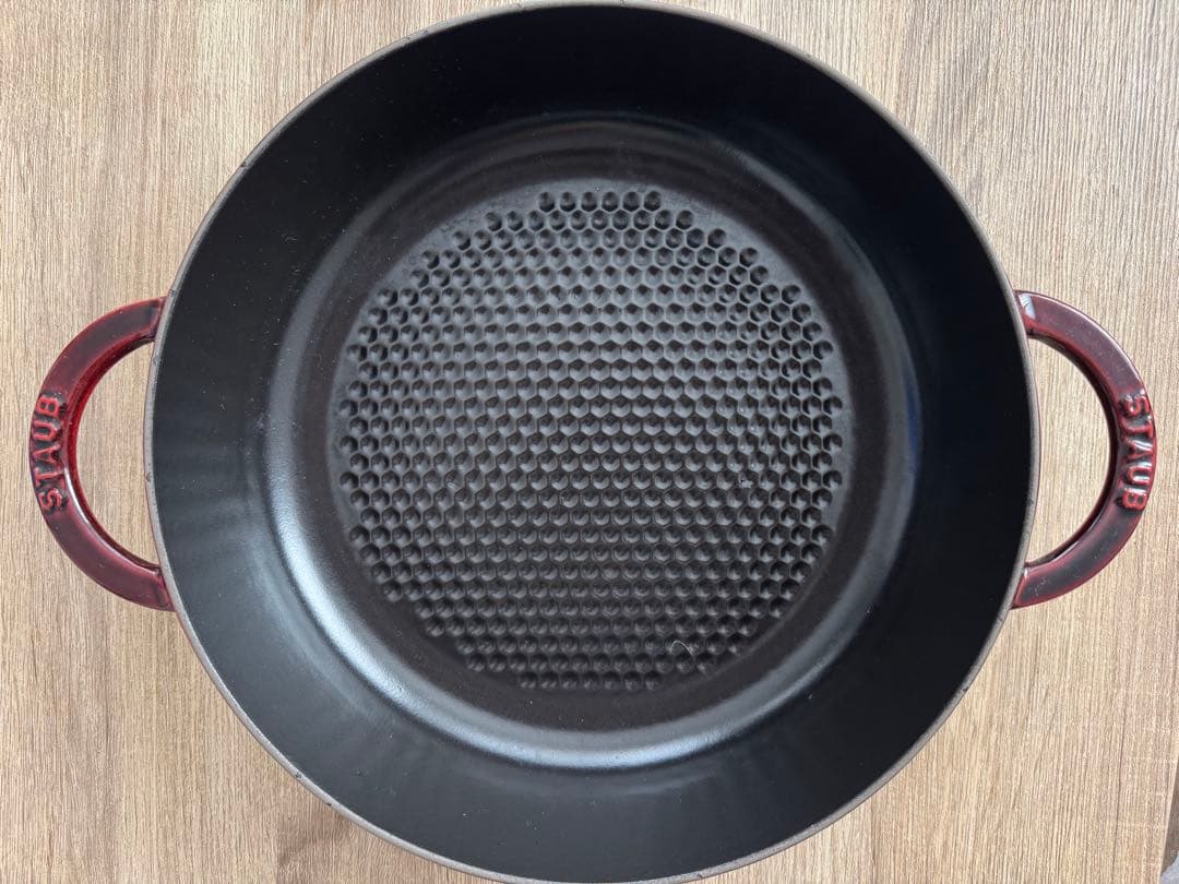 STAUB 両手鍋 28cm ・正寿堂　すき焼き鍋・九谷焼陶器　3点セット