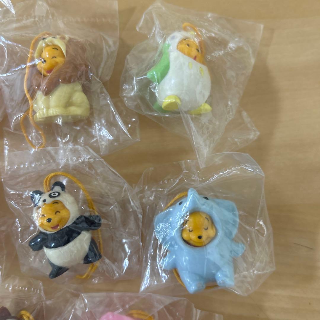 くまのプーさん おきがえフィギュアマスコット ストラップ YUjIN コンプ