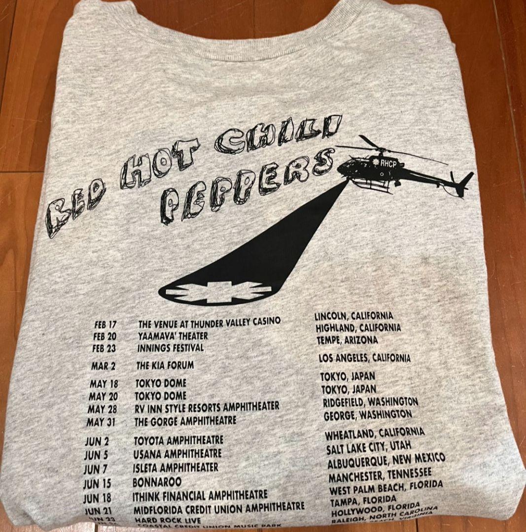 【値下】レッド・ホット・チリ・ペッパーズ ロングTシャツ　Мサイズ