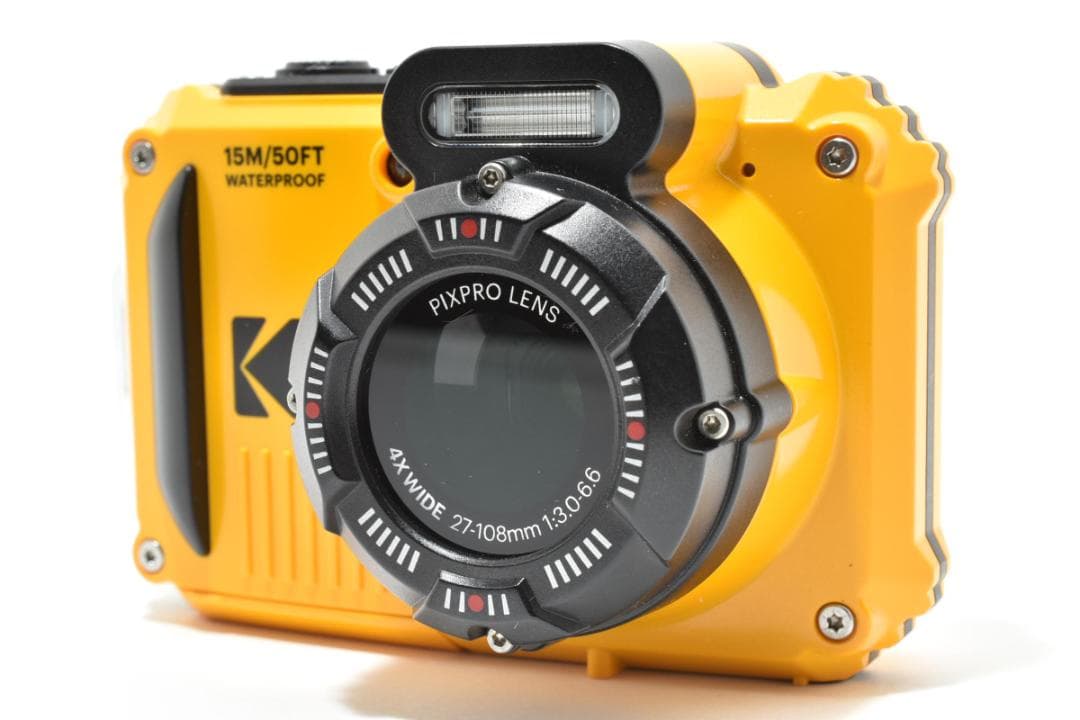 Kodak PIXPRO WPZ2 コンパクトデジタルカメラ イエロー コダック