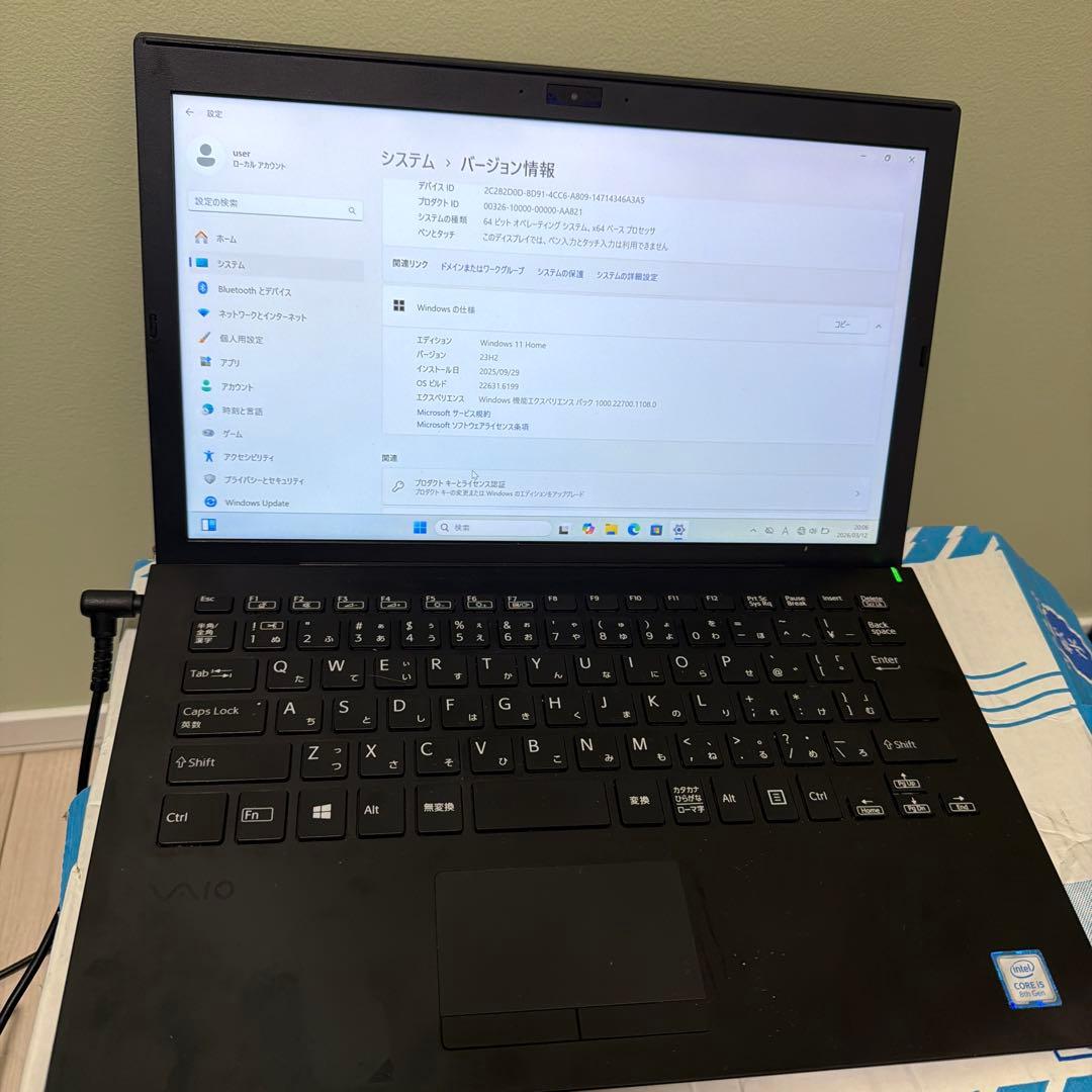VAIO ノートPC VPCE11CN 10.9インチ ブラック