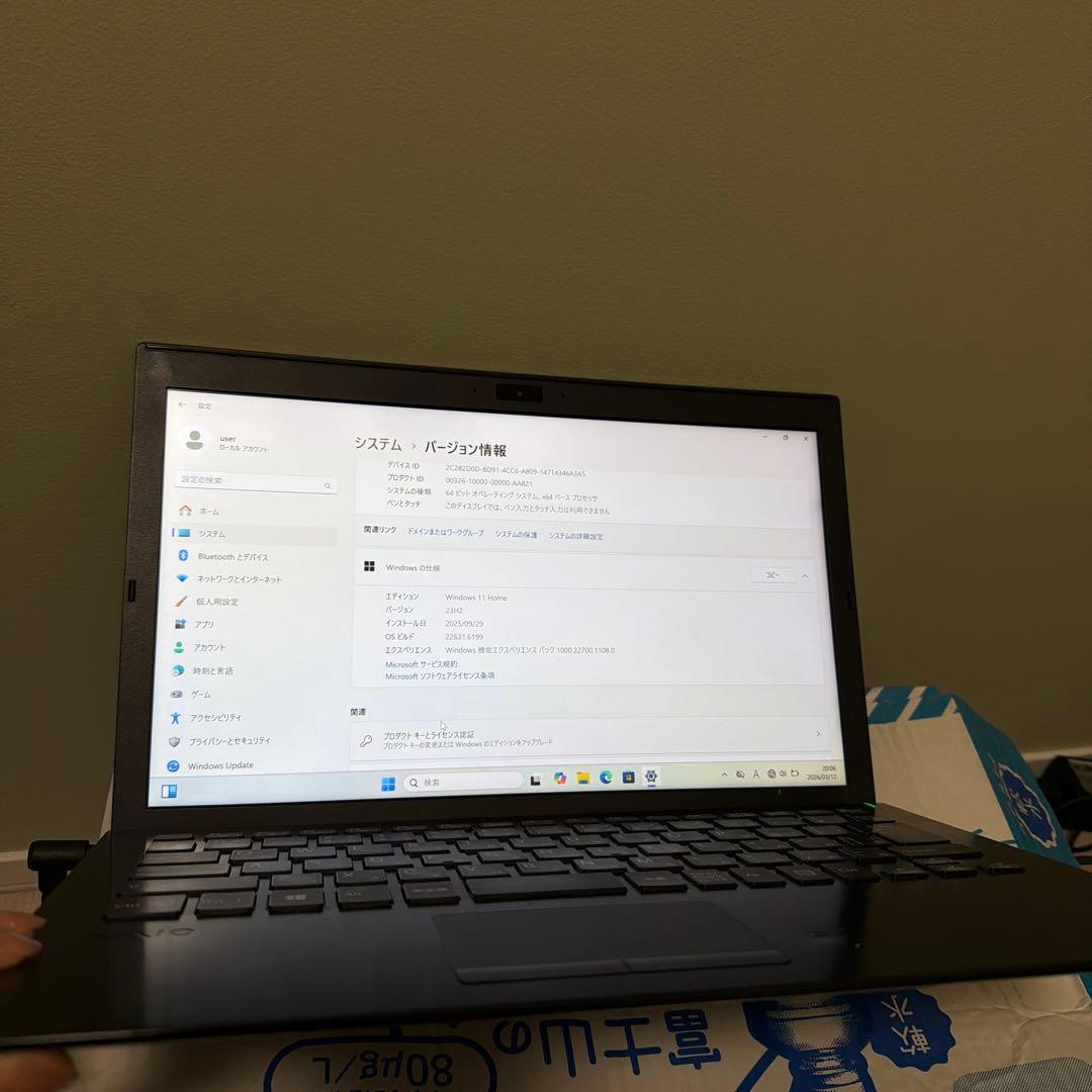 VAIO ノートPC VPCE11CN 10.9インチ ブラック