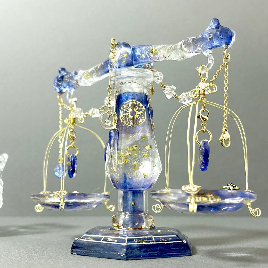 牡羊座さんのための星座の天秤　アクセサリー付き　持ち運びok組み立て式天秤